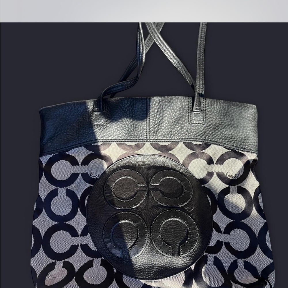 Stylish Black and Gray Julia Tote Bag